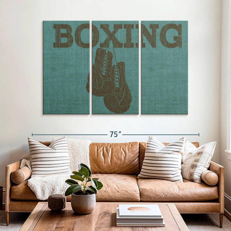 Sireci Boxing Typography, 42" H x 65" W