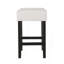 Ensemble de 2 tabourets de bar en cuir sans dossier-1911170192-1911170193