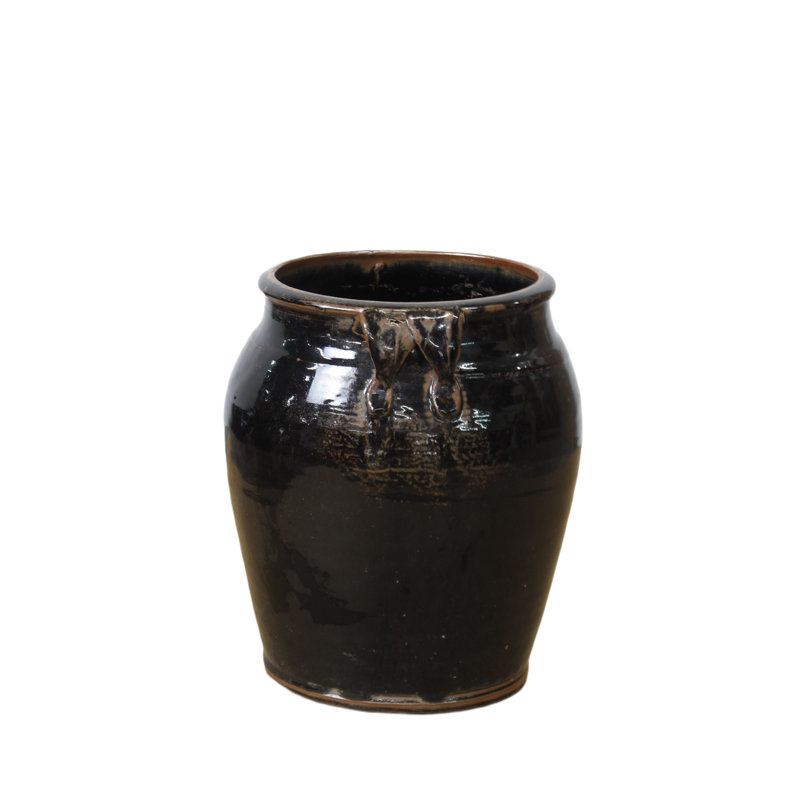 Asian Classic Handmade Earthenware Table Vase