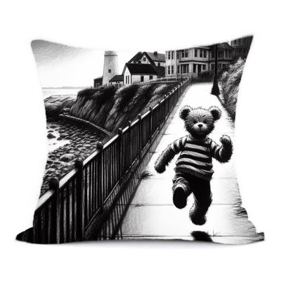 Abstract Reversible Throw Pillow
