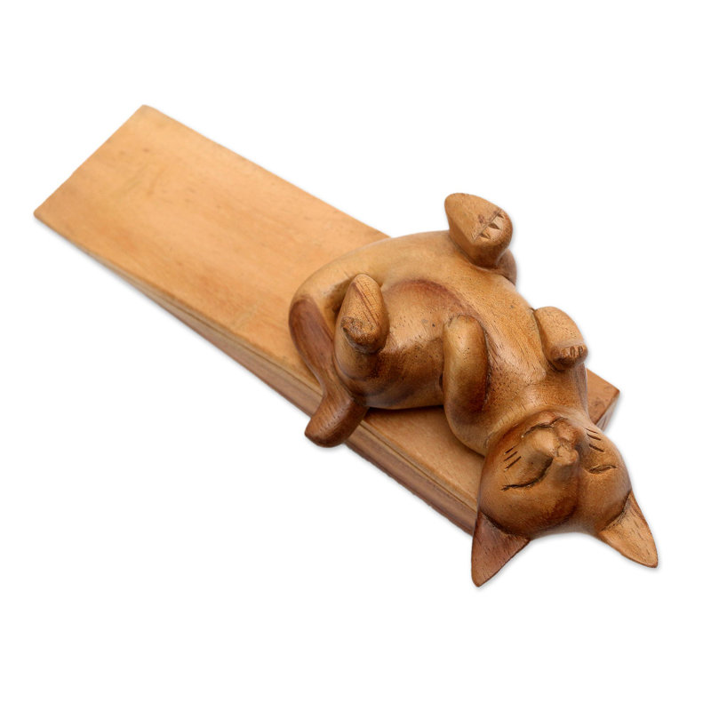 Nahit Wood Draft Excluder
