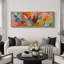 Impression d'art sur toile encadrée colorée-107118343-111666009
