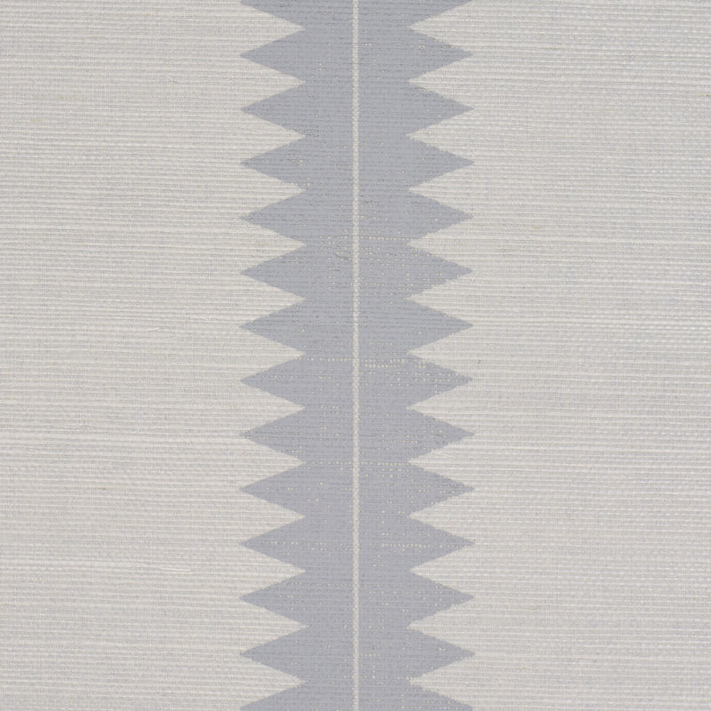 Bristle Striped Paper Wallpaper Roll, Dove
