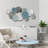 Handmade Multi-Color Metal Abstract Flower Wall Decor