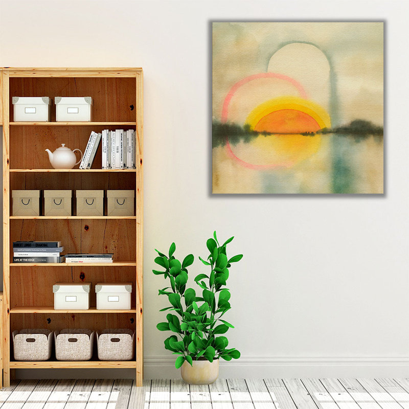Sorbet Sunset I - reproduction d'art sur toile, H 16 po x l 16 po