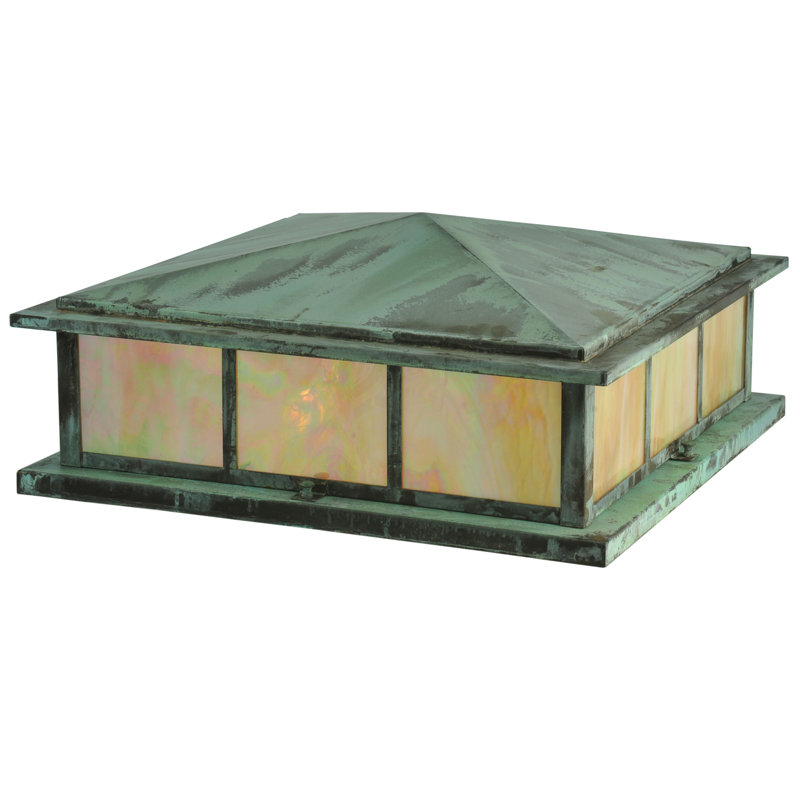 Seneca Double Bar Mission Colorful Pier Mount Light
