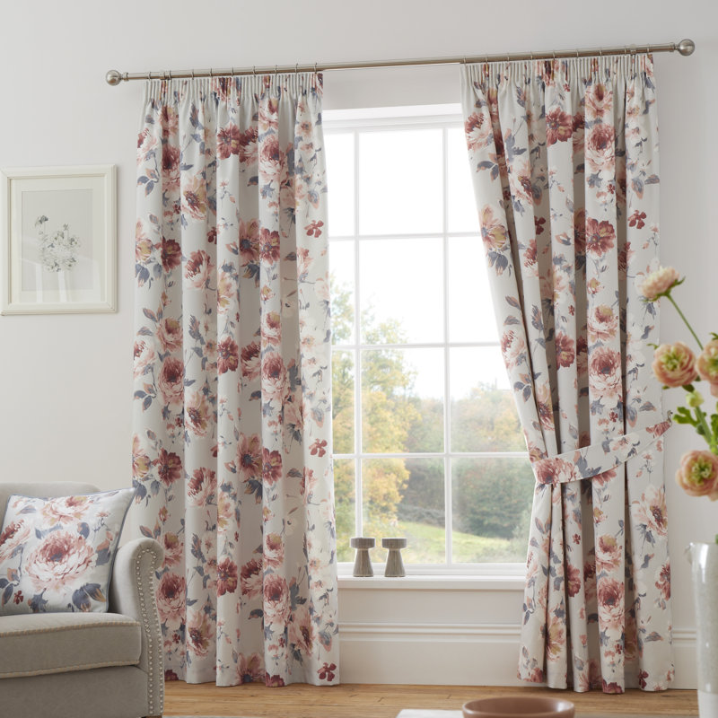 Saukville Cotton Room Darkening Curtain Pair, Width 229 x Drop 183cm