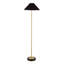 Evie-Lee 60'' Metal/Marble Floor Lamp