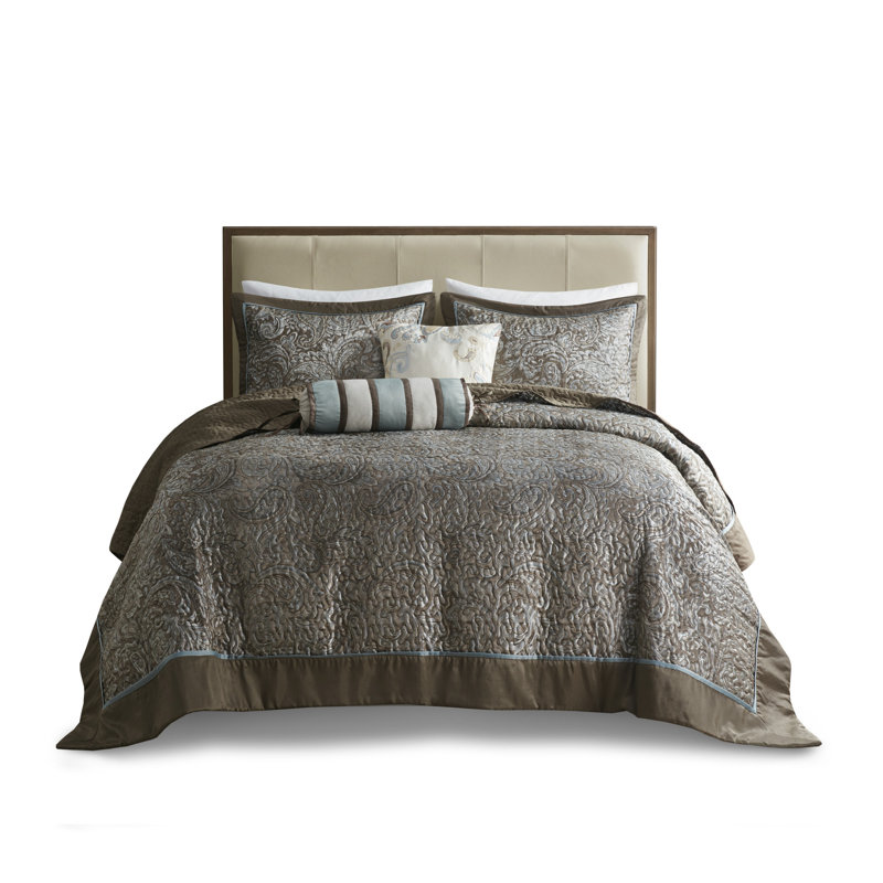 Ensembles de literie élégants, jacquard de coton, style traditionnel, confort à la maison