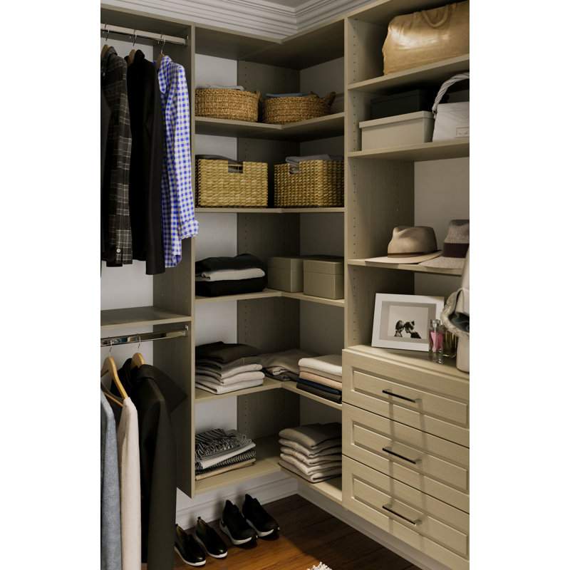 84'' - 115'' Corner System (Can Be Cut To Fit), Weathered Gray