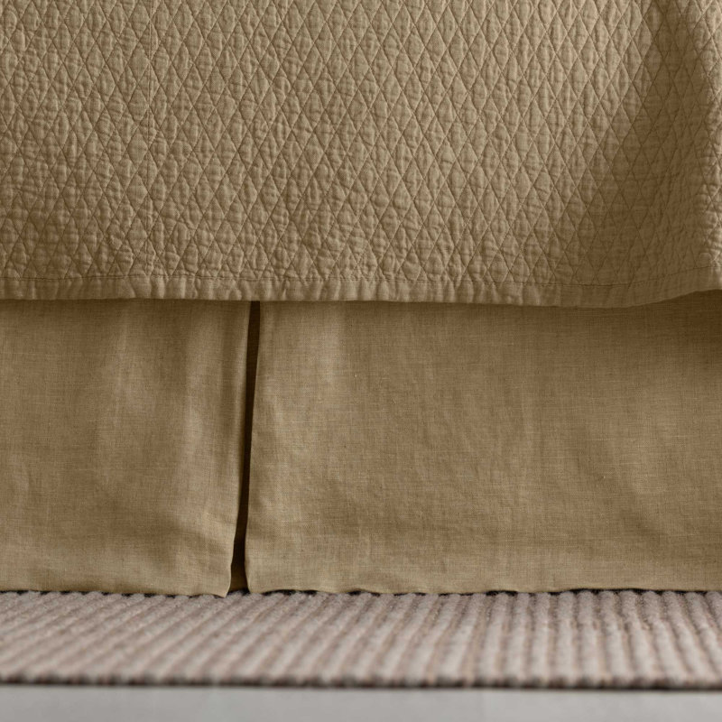 Dawn Tailored Bed Skirt, Croissant