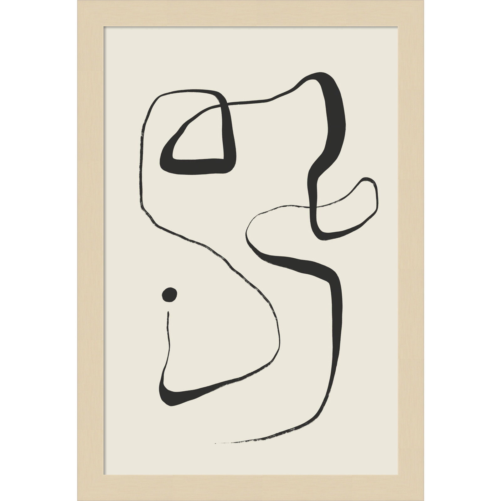 Galya "The Point" Print by Treechild, 17" H x 12" W, Brown
