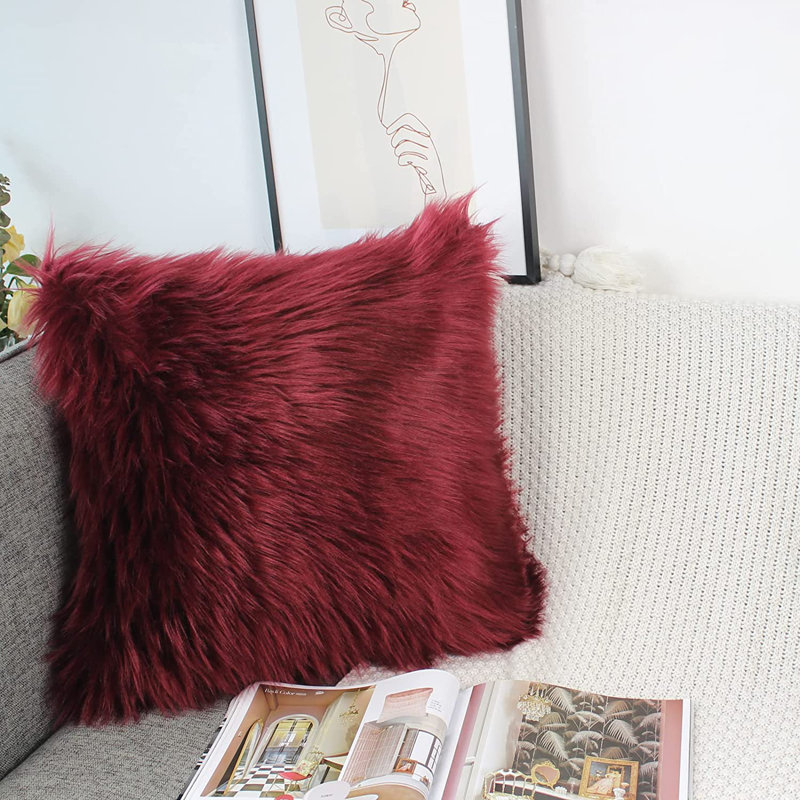 Throw Pillow, White, Pillow Cover