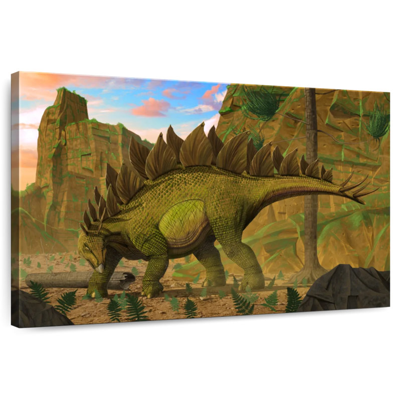 Brampt Stegosaurus, 24" H x 36" W