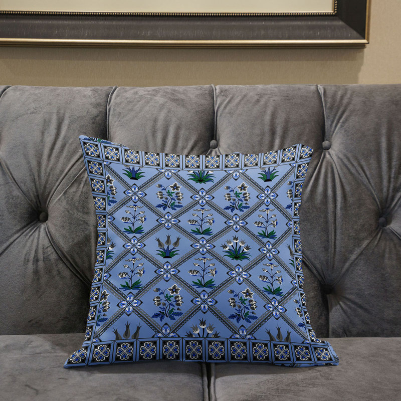 Reversible Throw Pillow, 16" x 16"