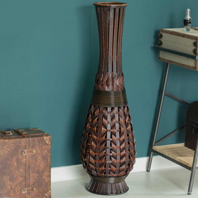 Herrod Solid Wood Floor Vase