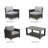 Thristian 4 - Person Patio Conversation Set with Cushions