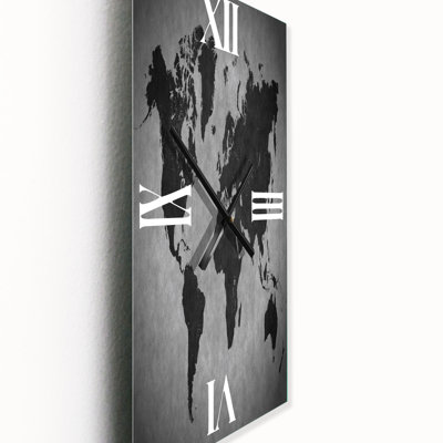 Ancient Map of The World IX - Vintage Wall Clock