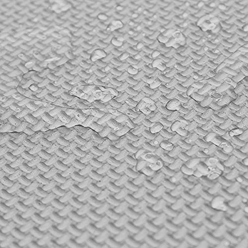 71'' Blue, White, and Gray Foam Interlocking Playmat Set