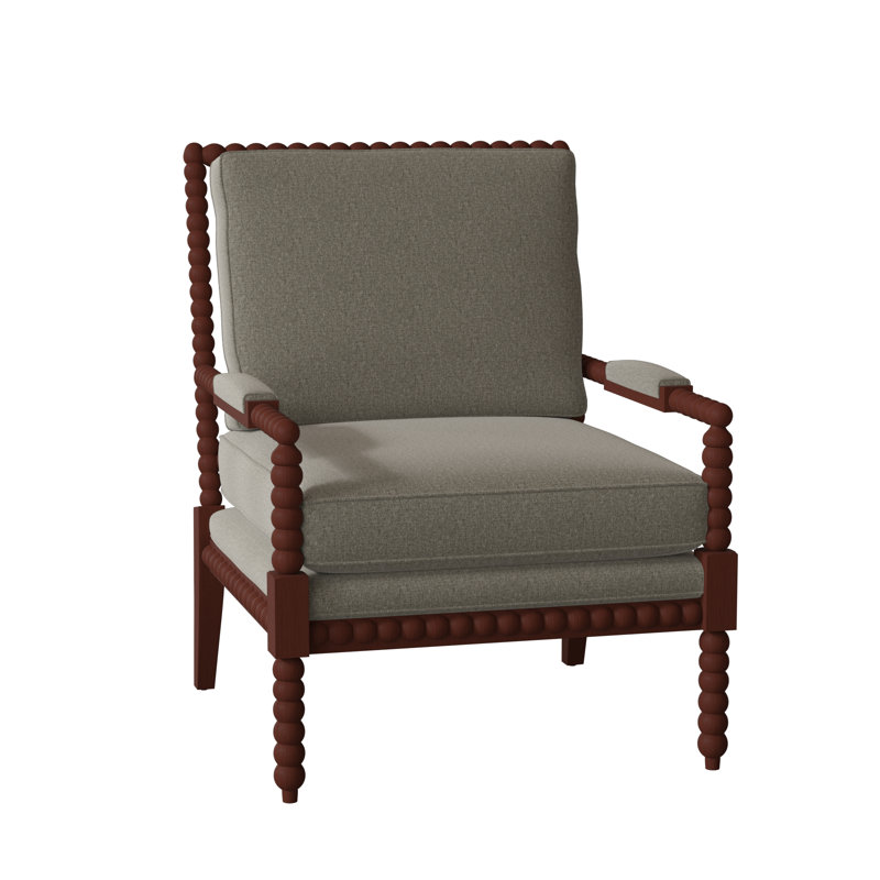 Keaton 31" Wide Armchair, Manhattan, Craftwood 16 Gray Performance Chenille