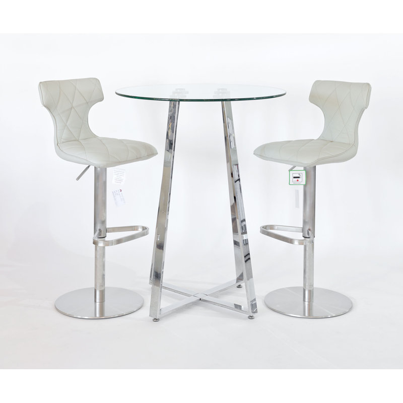 Sharee 2 - Person Dining Set, Cream