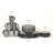 Denali Grey 24 Piece China Dinnerware Set- Service For 6