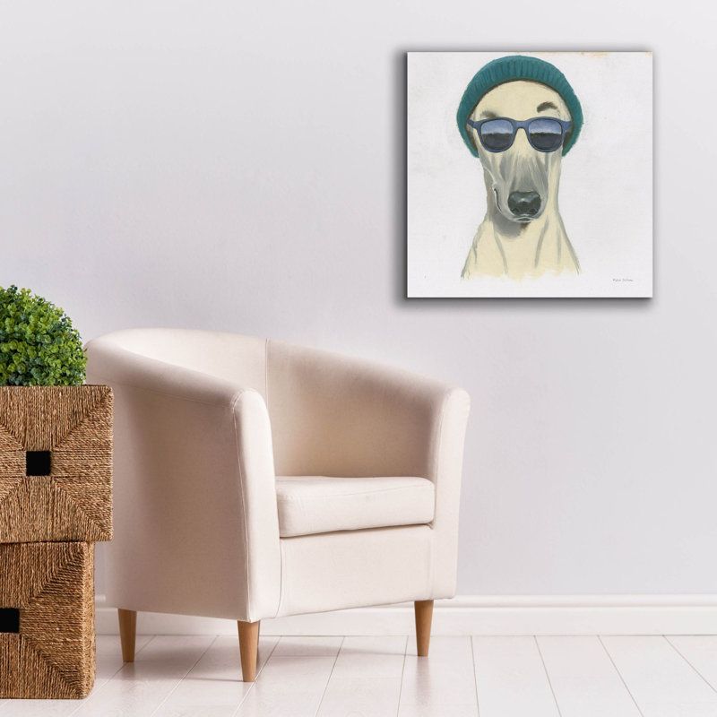 «Cool Dog For The Boy 2» par Myles Sullivan, art mural sur toile, H 26 po x l 26 po x P 1,5 po