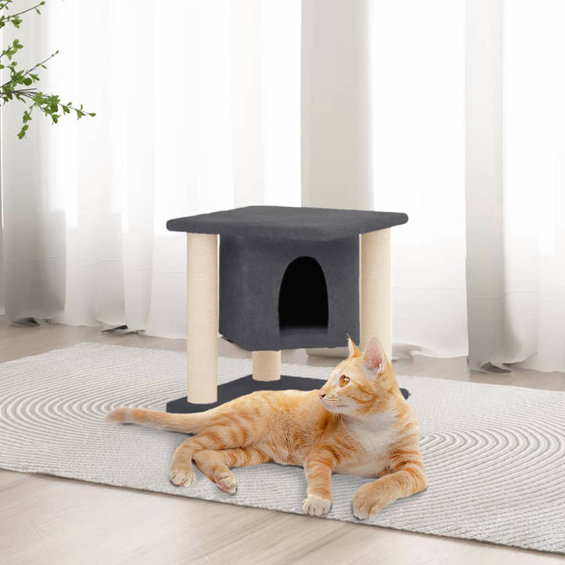 Rowe 37cm H Cat Tree, Dark Grey