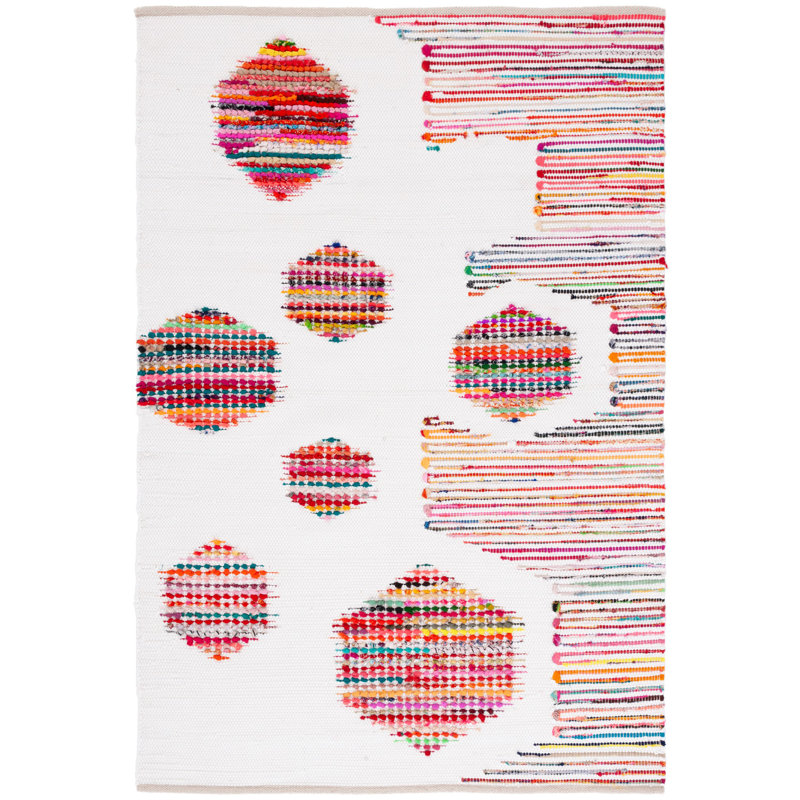 Tapis géométrique à tissage plat Montauk, Rectangle 8 pi x 10 pi