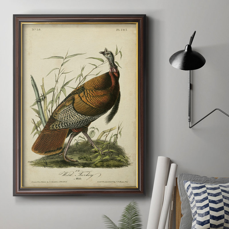 Toile de qualité supérieure Audubon Wild Turquie, prête à être accrochée, H 36 po x l 24 po x P 2,5 po
