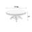 Mahogany Round Dining Table