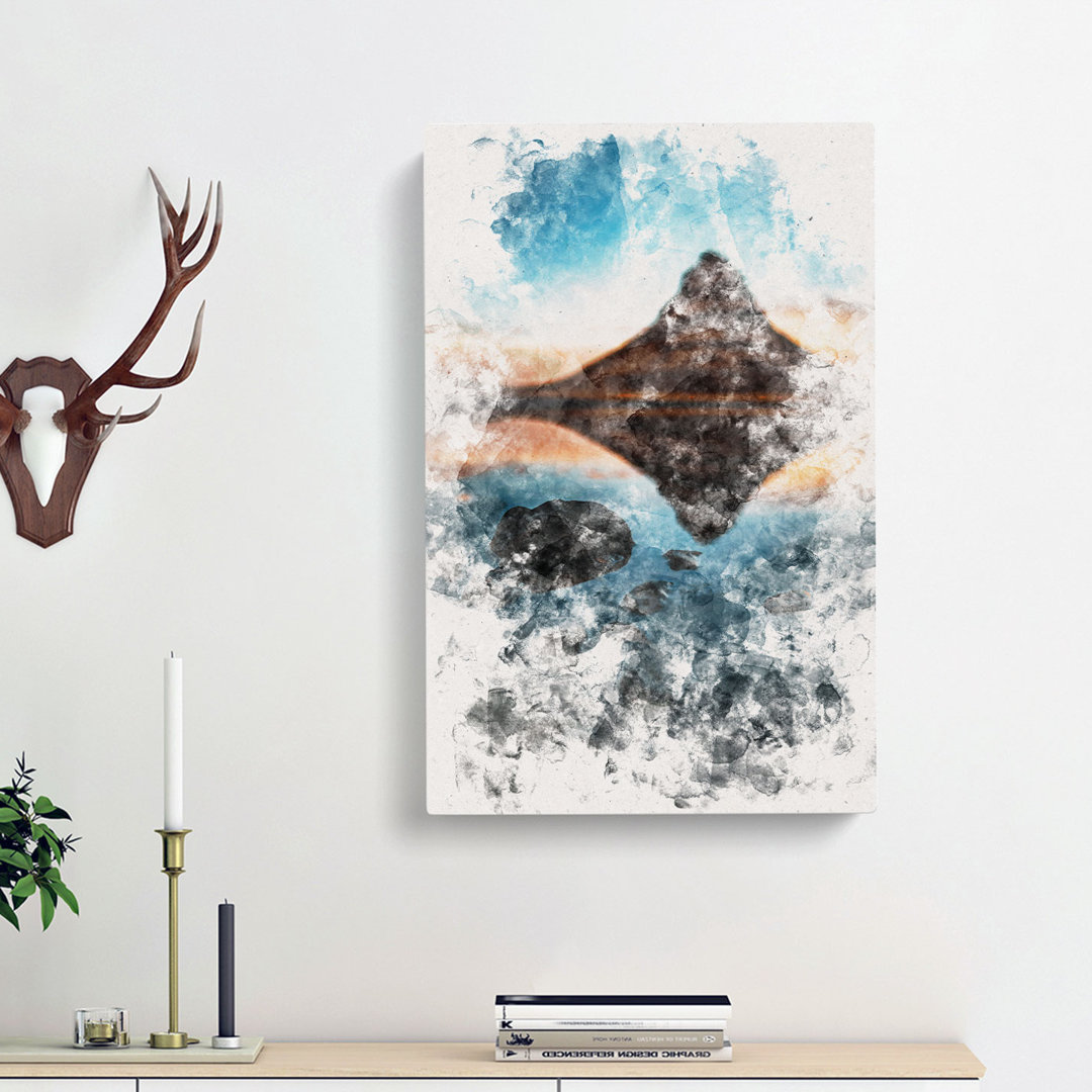 Kirkjufell Mountain In Iceland - Wrapped Canvas