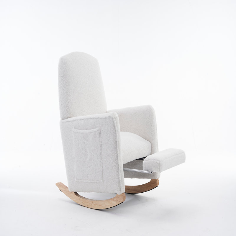 Chaise berçante Teddy, Rose