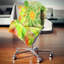«Dancing Green Fractal Flower» - coussin à imprimé floral-30718861-30718864