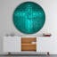 Turquoise Sainte-Croix - horloge murale moderne-34140916