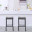 Tabouret de comptoir rembourré avec structure et repose-pieds en métal, tabouret de bar à hauteur de siège sans dossier-149472987-149472988-149472985
