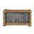 Adaire Two - Piece Rectangular Planter , Galvanized Metal And 70% Fir Wood, L:20X14x11.5" S:17X12x10", Bring Rustic Charm To Your Decorative Spaces Of 2 Wood Planters, Create A Atmosphere In Indoor Outdoor