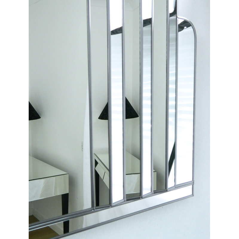 Maliyah Flat Wall Mirror, Silver
