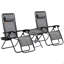 Ensemble de chaises Zero Gravity avec table d'appoint, fauteuil inclinable pliable avec porte-gobelets-779937645