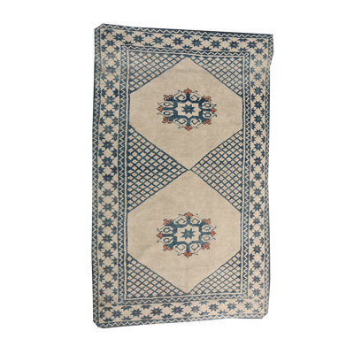 One-of-a-Kind 4'6" X 7'6" Hand Knotted Area Rug