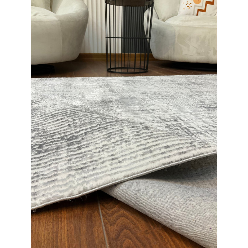Amiliya Solid Colour Bamboo Slat / Seagrass Area Rug, Rectangle 15' x 10'