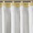 Embroidered Window Valance Yellow 50X18"