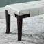 Banc capitonné Linon, similicuir
