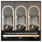65" x 21" Symmetrical Arch LED Full Length Wall Mirror, Dimmable 3-Color Lighted Mirror with Frosted Border