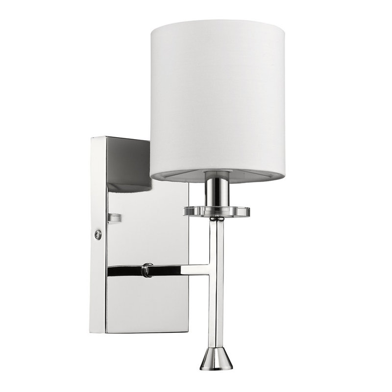 Vanegas Armed Sconce, Polished Nickel