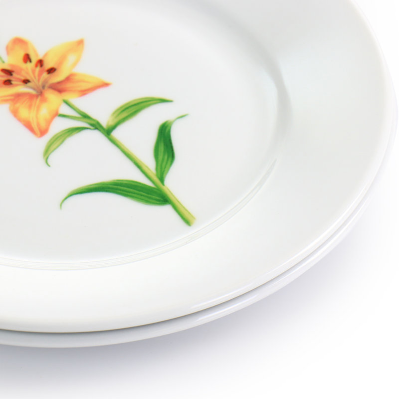 Botanical Garden Ceramic Dessert Plates