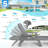 Outdoor Chaise Lounge Hdpe Reclining Chair-644212005
