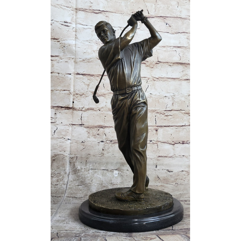 Sculpture Ben Hogan, golfeur, souvenirs de sport
