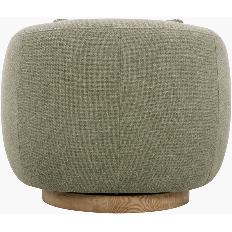 Becki Owens x Surya Loma Swivel Chair, Green