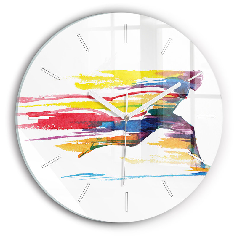 Glass Wall Clock